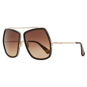 Max Mara Elsa4 Sunglasses MM0060 50F Gold/Brown 64mm